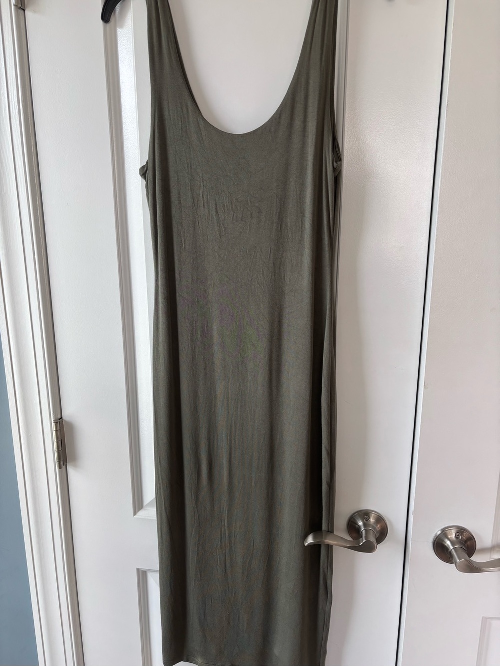 Bar III Bodycon Sleeveless Olive Green Tank Dress Size S